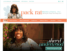Tablet Screenshot of packratproductionsinc.com